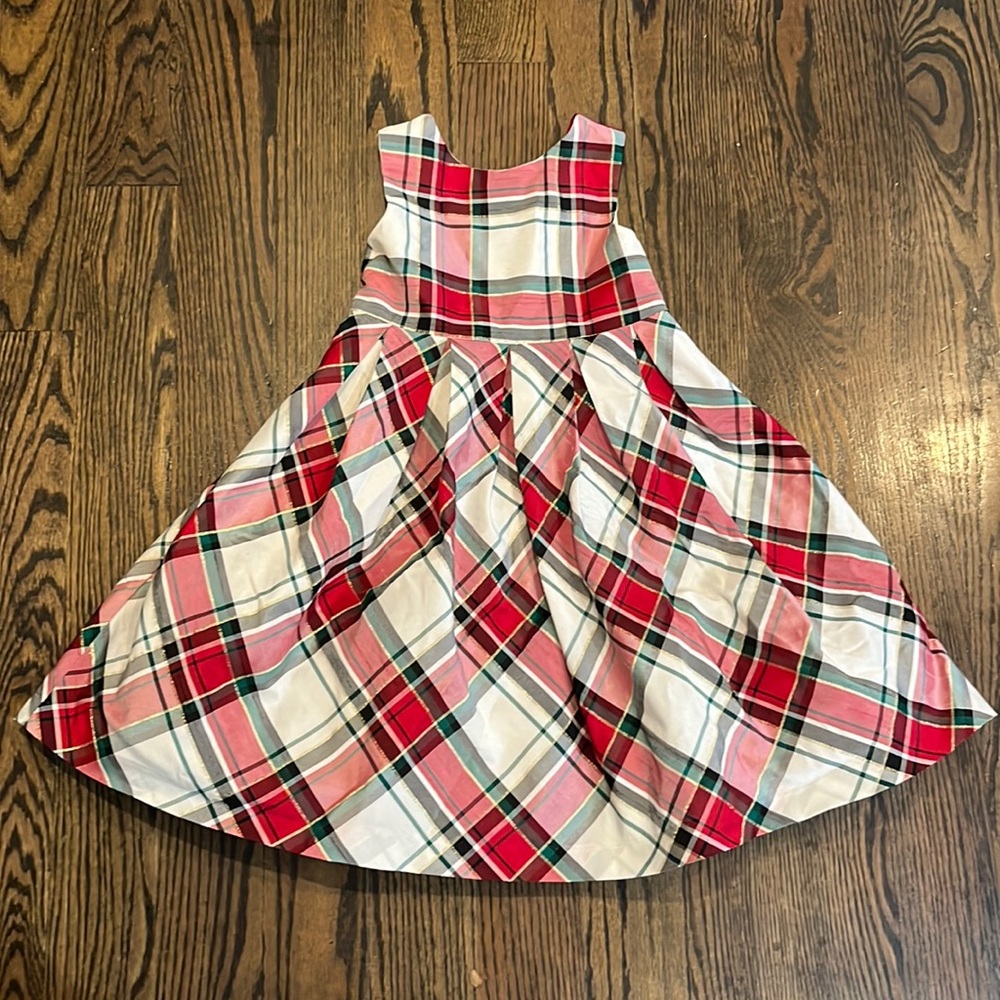 Gymboree holiday plaid dress size 5